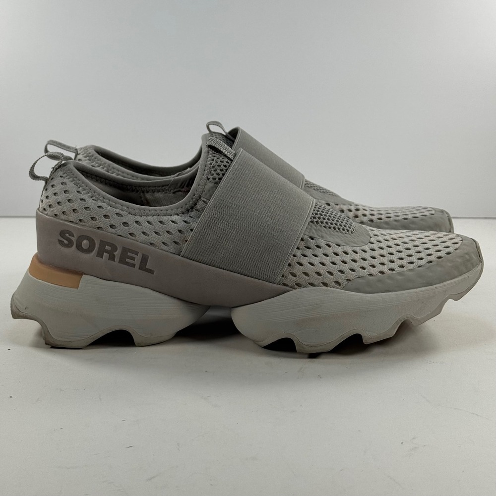 Sorel‎ Kinetic Impact Strap Womens Grey Mesh Sneakers NL4076-081 Size 8